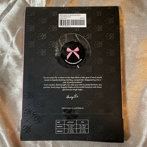 Honey Birdette Giddy Up Stockings RARE - Picture 2 of 4